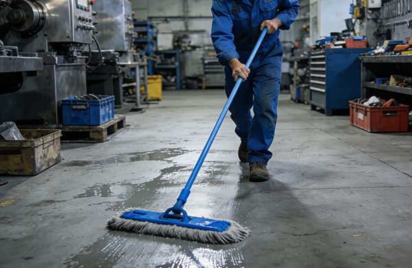 Καθαρισμός και αποθήκευση σφουγγαρίστρων